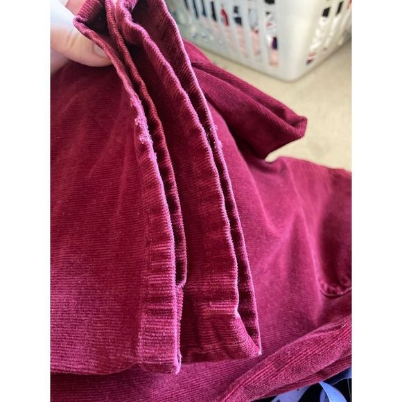 Pendleton Red Corduroy Trousers Mid-Rise Boot Cut - Picture 11 of 11